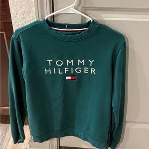 Tommy Hilfiger Teal Crewneck Sweater